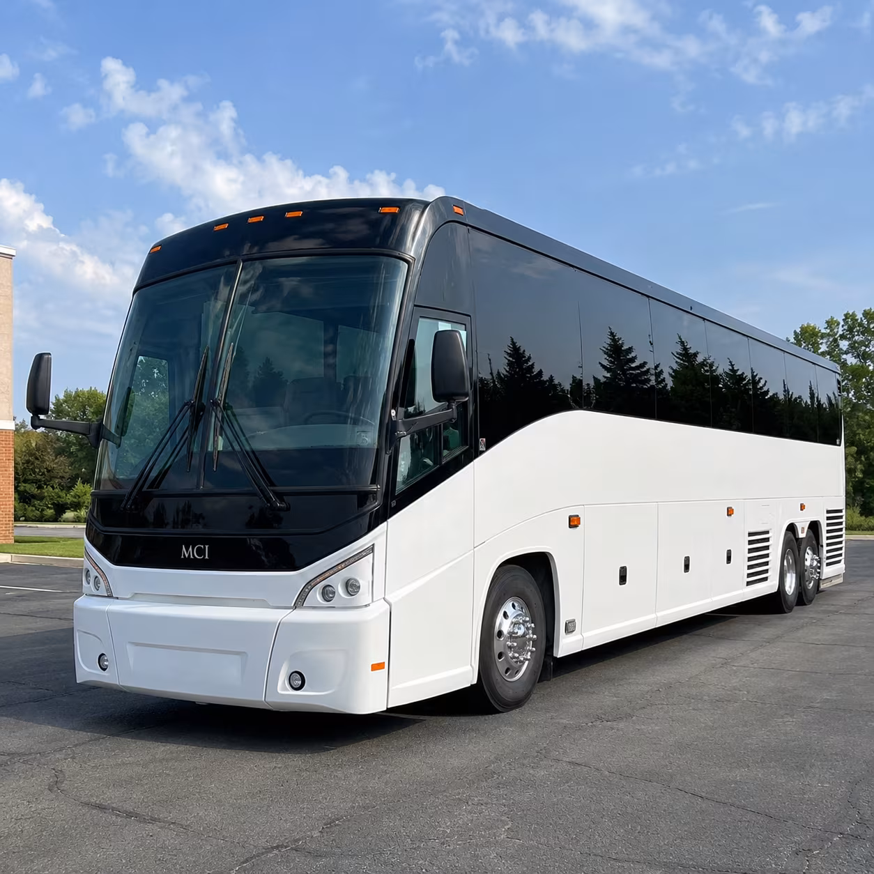 charter buses for plantation wedding ceremony and reception