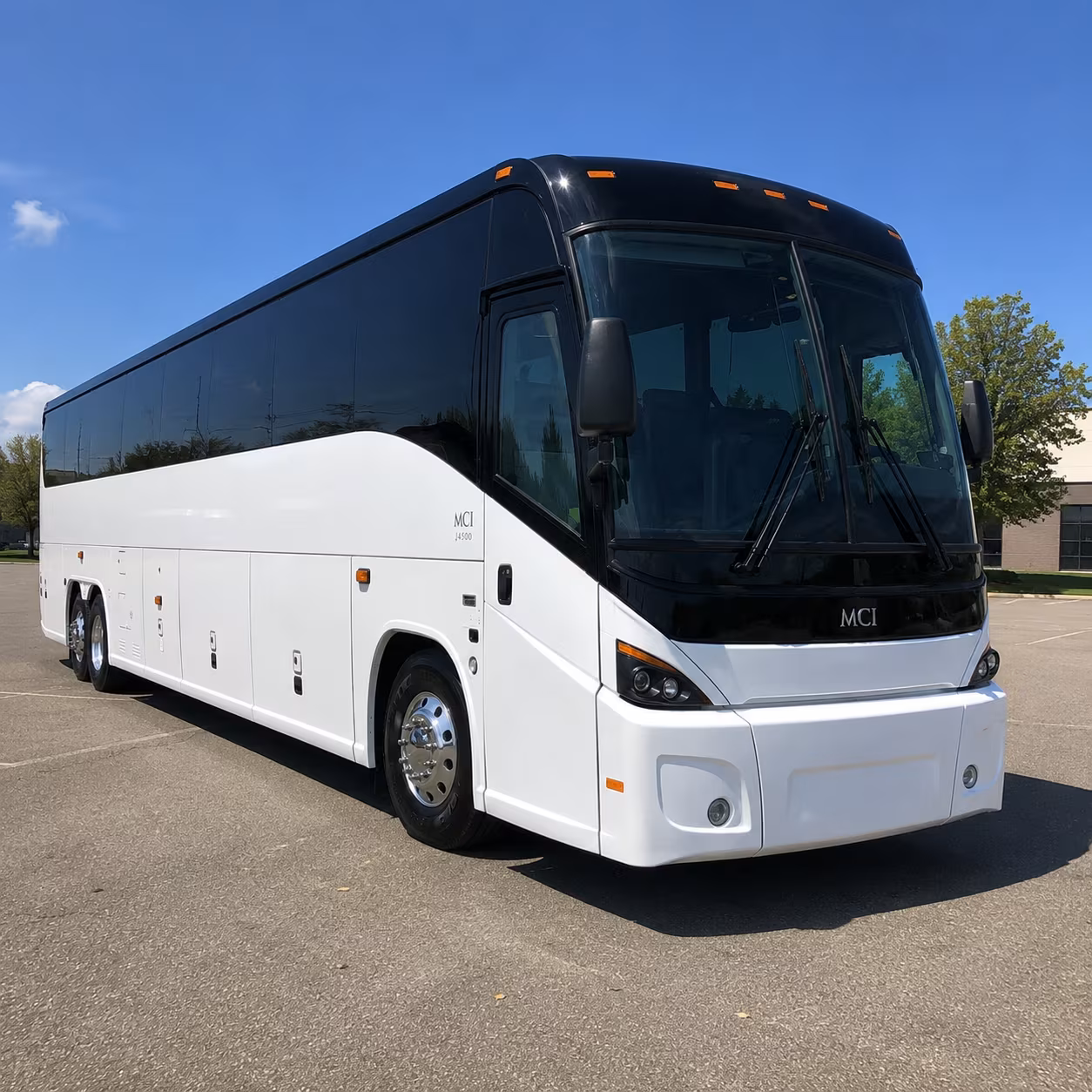 plantation 45 passenger charter bus
