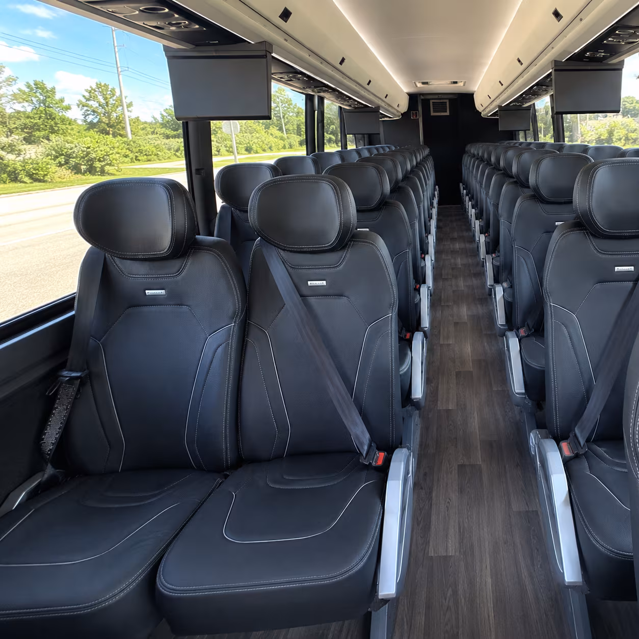 plantation charter bus inside