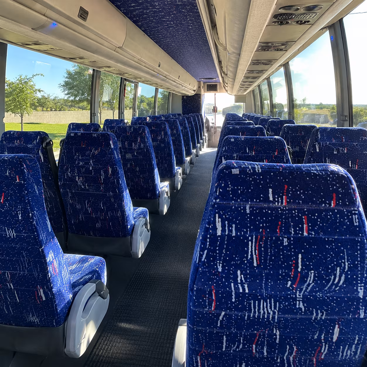 plantation government military charter bus rental