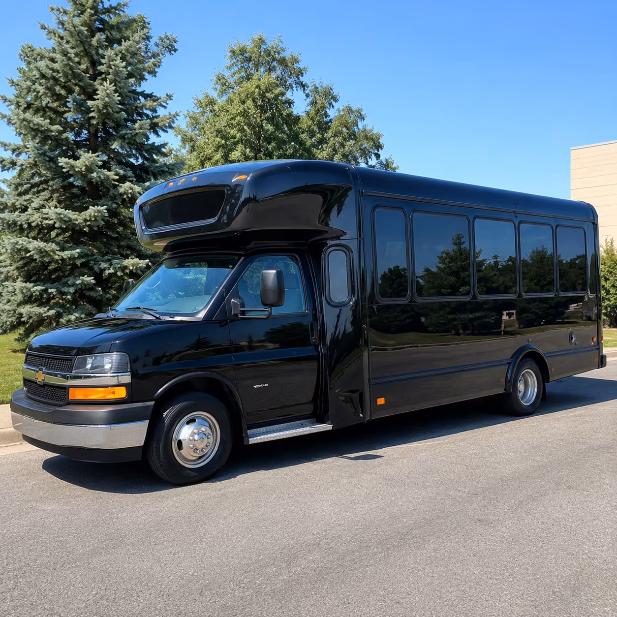 plantation holiday party bus rental