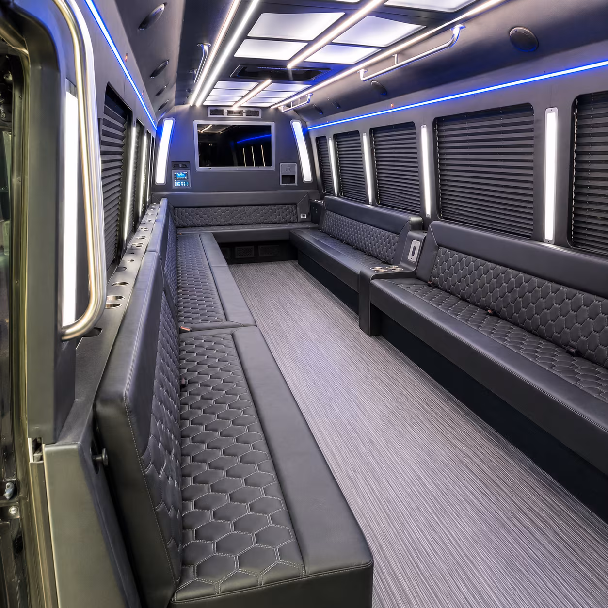 plantation party bus inside