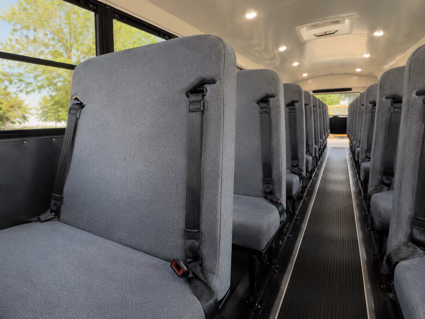 plantation school bus interior