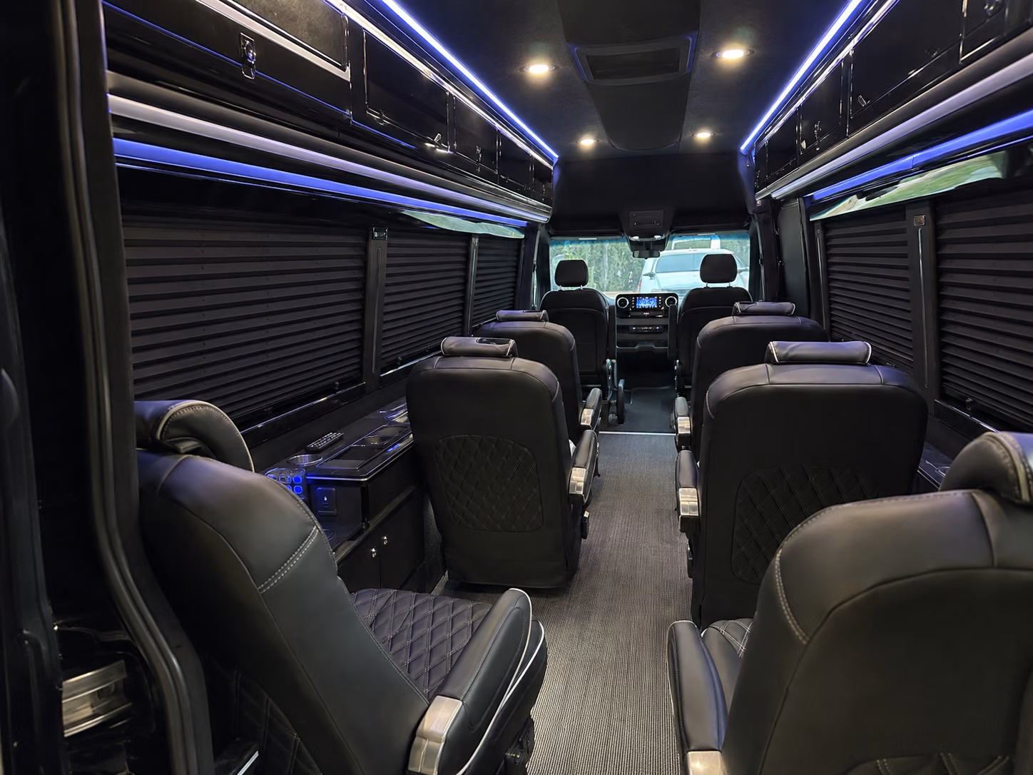 plantation sprinter van with driver interior