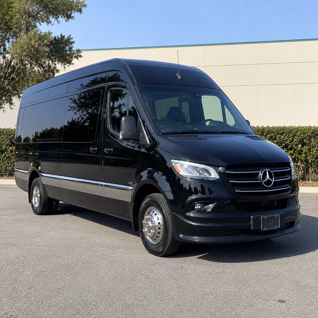 plantation sprinter van with driver
